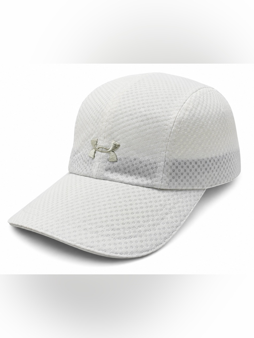 Under Armour White Lightweight Mesh Performance Hat